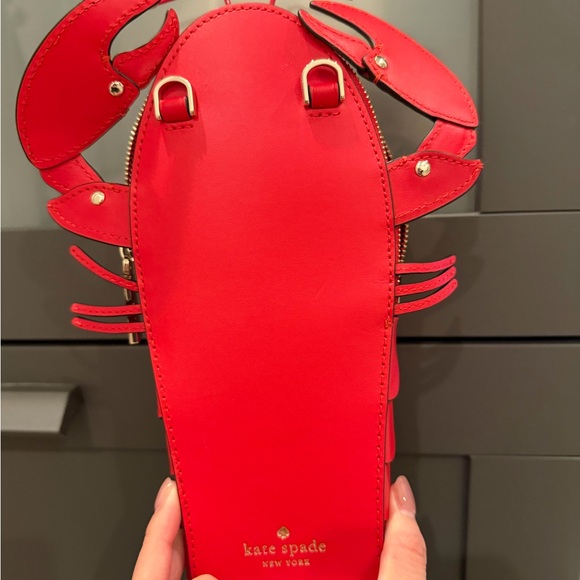 Kate Spade Red Lobster Crossbody Bag - Picture 2 of 3
